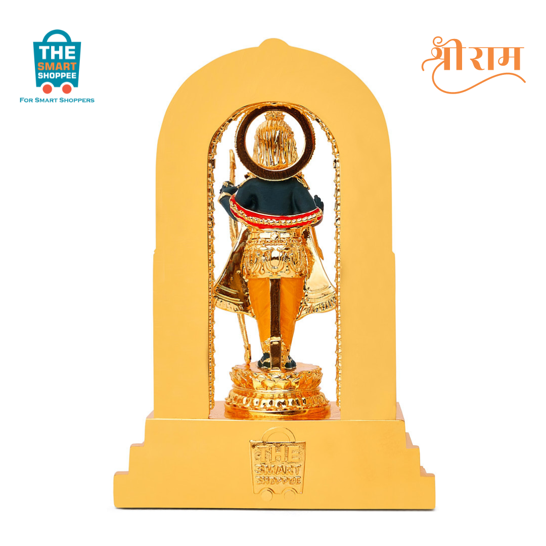 Gold Plated Kaushalya Nandan Ayodhya Raghupati Shri Ram Lalla Divya Swaroop